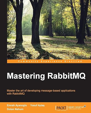 mastering rabbitmq 1st edition emrah ayanoglu ,yusuf aytas ,dotan nahum 1783981520, 978-1783981526