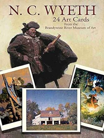 n c wyeth 24 art cards from the brandywine river museum of art 1st edition n. c. wyeth 0486834018,