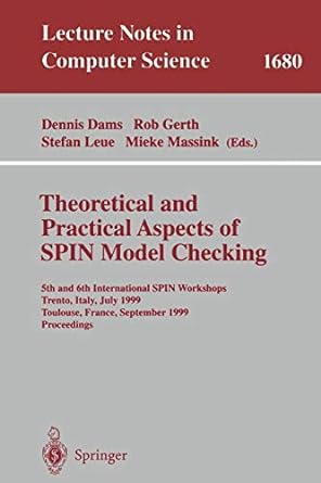 theoretical and practical aspects of spin model checking 5th and 6th international spin workshops trento