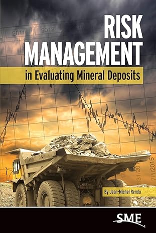 risk management in evaluating mineral deposits 1st edition jean michel rendu 0873354486, 978-0873354486