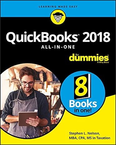 quickbooks 2018 all in one for dummies 1st edition stephen l. nelson 1119397367, 978-1119397366