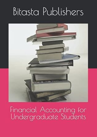 financial accounting for undergraduate students 1st edition anirban sadhu 1709246618, 978-1709246616