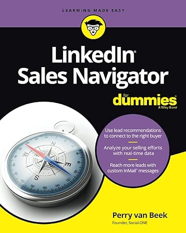 linkedin sales navigator for dummies 1st edition perry van beek 1119427681, 978-1119427681