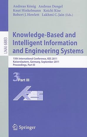 knowledge based and intelligent information and engineering systems part iii 15th international conference