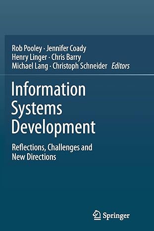 information systems development reflections challenges and new directions 1st edition rob pooley ,jennifer