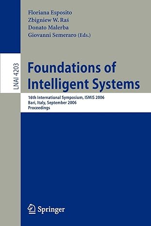 foundations of intelligent systems th international symposium ismis 2006 bari italy september 27 29 2006