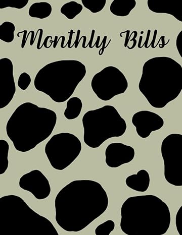 monthly bills undated 12 month bill tracker 1st edition faye h b0bjv17dcj