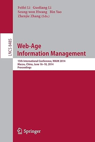 web age information management 15th international conference waim 2014 macau china june  18 2014 proceedings