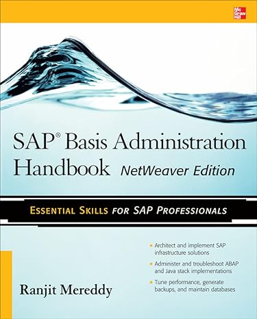 sap basis administration handbook netweaver edition 1st edition ranjit mereddy 0071663487, 978-0071663489