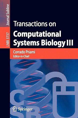 transactions on computational systems biology iii 2005 edition corrado priami ,emanuela merelli ,pedro pablo