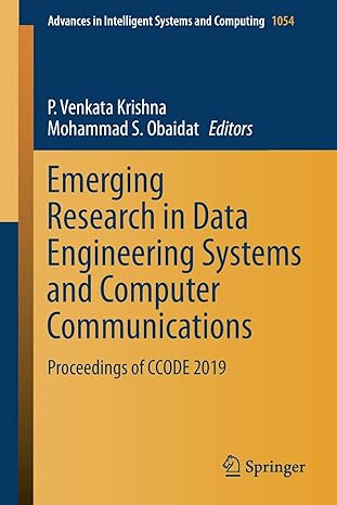 emerging research in data engineering systems and computer communications proceedings of ccode 2019 1st