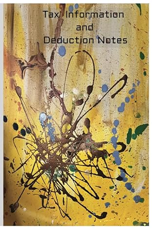 tax information and deduction notes keep your records in order 1st edition tabby benton b0bqjqsy2r