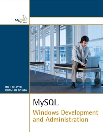 mysql windows development and administration 1st edition mike hillyer ,jeremiah gowdy 0672327864,