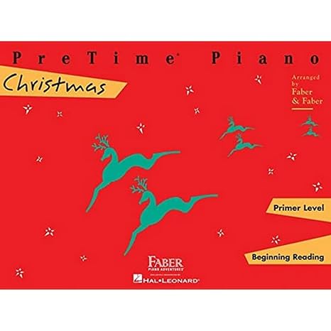 pretime piano christmas primer level beginnning reading 1st edition nancy faber ,randall faber 1616770155,