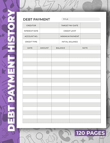 debt payment history control your financial situation and debt management 1st edition ahmed zaggoudi