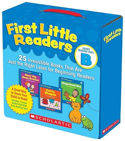 first little readers parent pack guided reading level b 25 irresistible books that are just the right level