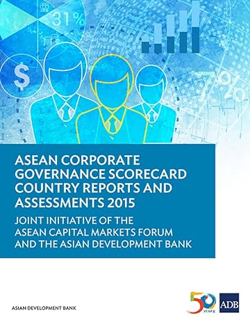 asean corporate governance scorecard country reports and assessments 2015 1st edition asian development bank