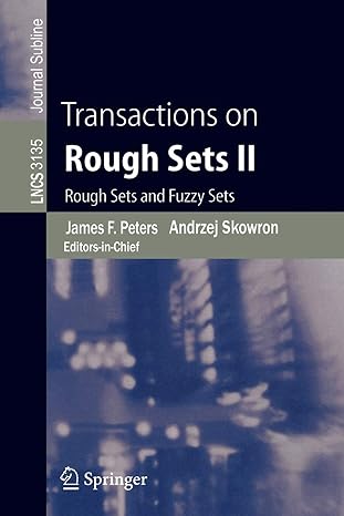 transactions on rough sets ii rough sets and fuzzy sets 2005th edition james f peters ,andrzej skowron