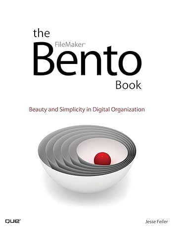 the bento book beauty and simplicity in digital organization 1st edition jesse feiler 0789738120,