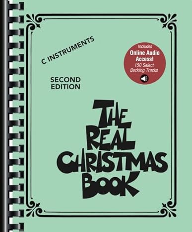 the real christmas book play along c edition  songbook with 150 select backing tracks 2nd edition various