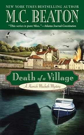 death of a village 1st edition m. c. beaton 0446613711, 978-0446613712