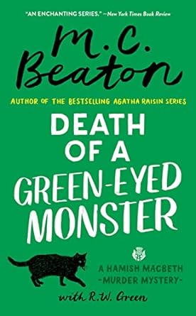 death of a green eyed monster 1st edition m. c. beaton, r.w. green 1538746735, 978-1538746738