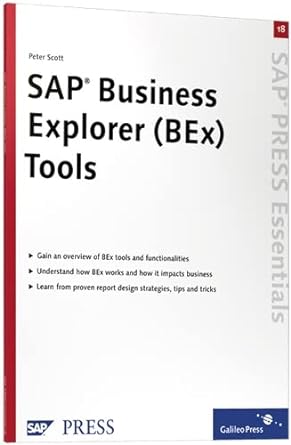 sap business explorer tools maximize business explorer tools 1st edition peter scott 1592290868,