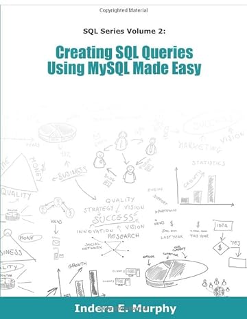 creating sql queries using mysql made easy 1st edition indera e murphy 1935208454, 978-1935208457