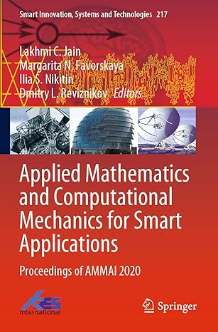 applied mathematics and computational mechanics for smart applications proceedings of ammai 2020 1st edition