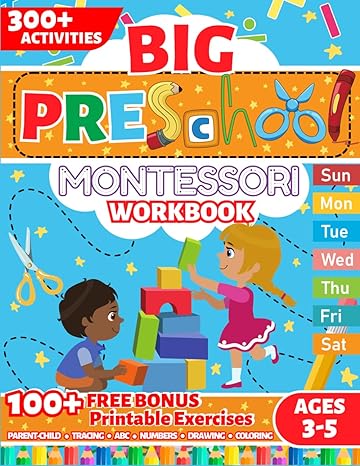 montessori toddler workbook a montessori preschool workbook to implement montessori education at home