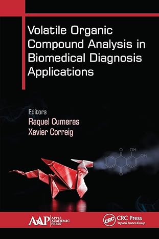 volatile organic compound analysis in biomedical diagnosis applications 1st edition raquel cumeras ,xavier