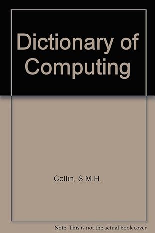 dictionary of computing 2nd edition peter collin publishing 0948549440, 978-0948549441