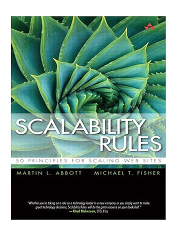 scalability rules 50 principles for scaling web sites 1st edition martin l abbott ,michael t fisher