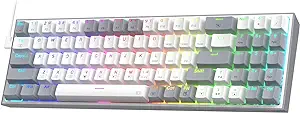 redragon k628 pollux 75 wired rgb gaming keyboard 78 keys compact mechanical keyboard w/100 hot swap socket