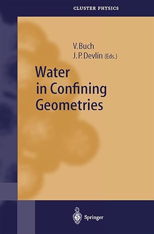 water in confining geometries 1st edition v buch ,j p devlin 3642055818, 978-3642055812