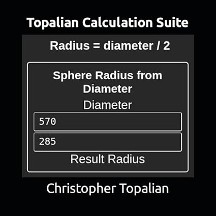 topalian calculation suite 1st edition christopher topalian 979-8399280547