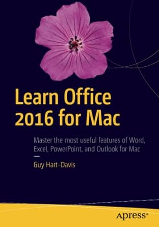 learn office 20 for mac 2nd edition guy hart-davis 1484220013, 978-1484220016