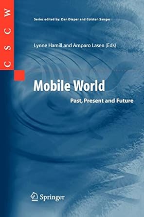 mobile world past present and future 2005 edition lynne hamill ,amparo lasen 1852338253, 978-1852338251