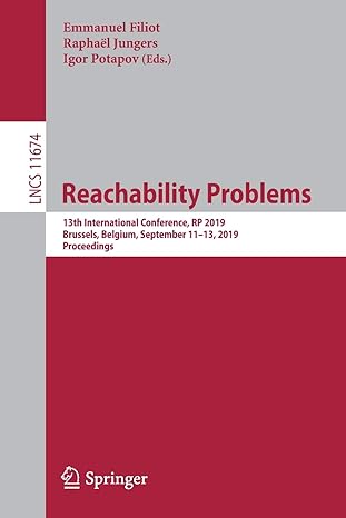 reachability problems 13th international conference rp 2019 brussels belgium september 11 13 2019 proceedings