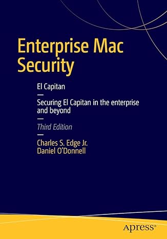 enterprise mac security mac os x 3rd edition charles edge ,daniel odonnell 148421711x, 978-1484217115