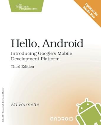 hello android publisher pragmatic bookshelf 3th edition text only 3rd edition ed burnette 1934356565,