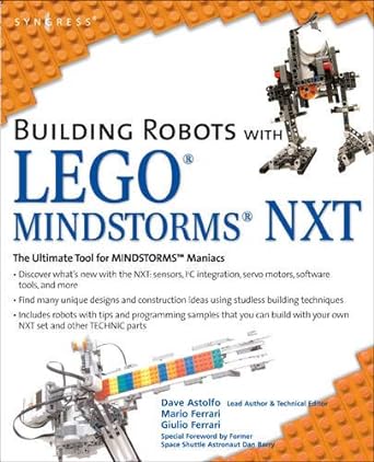 building robots with lego mindstorms nxt 1st edition mario ferrari ,guilio ferrari ,david astolfo ,dan barry