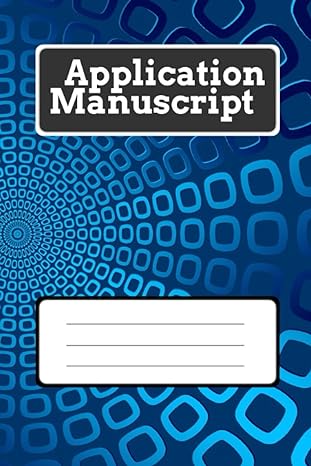 application manuscript 1st edition paper recorder b0cj4577gg