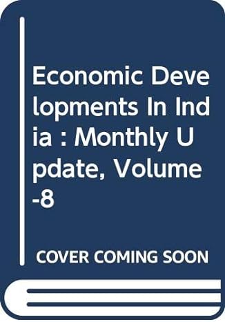 economic developments in india monthly update volume 8 1st edition editors raj kapila uma kapila 8171881467,