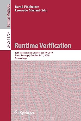 runtime verification 19th international conference rv 2019 porto portugal october 8 11 2019 proceedings 1st