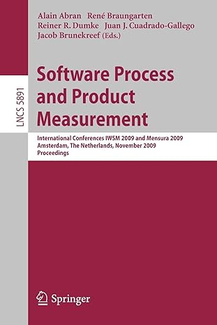 software process and product measurement international conferences iwsm 2009 and mensura 2009 amsterdam the