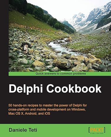 delphi cookbook 1st edition daniele teti 1783559586, 978-1783559589