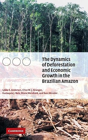 the dynamics of deforestation and economic growth in the brazilian amazon 1st edition lykke e andersen ,clive