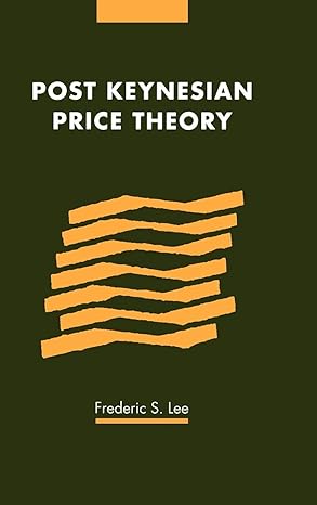 post keynesian price theory 1st edition frederic s lee 0521328705, 978-0521328708