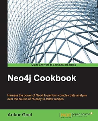 neo4j cookbook 1st edition ankur goel 178328725x, 978-1783287253